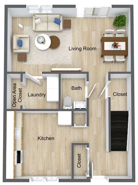 Kent Village 3 Bed - Downstairs